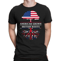 American Grown British Roots  Britain Union Jack T-shirt | Artistshot