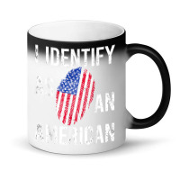 I Identify As An American   American Flag Fingerprint T Shirt Magic Mug | Artistshot