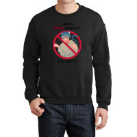 I Am A Mom Against Cat Boys Crewneck Sweatshirt | Artistshot