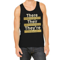 Thereheirheyre English Grammar Funnyeacher Tank Top | Artistshot