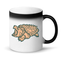 Alligator Snapping Turtle - Reptile - Wildlife - Japanese Style - Anim Magic Mug | Artistshot