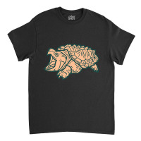 Alligator Snapping Turtle - Reptile - Wildlife - Japanese Style - Anim Classic T-shirt | Artistshot