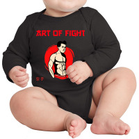 Art Of Fight Long Sleeve Baby Bodysuit | Artistshot