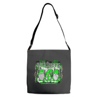 Traumatic Brain Injury Awareness Awareness - Gnome Santa Hope Christma Adjustable Strap Totes | Artistshot