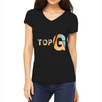 Top G Women's V-neck T-shirt | Artistshot