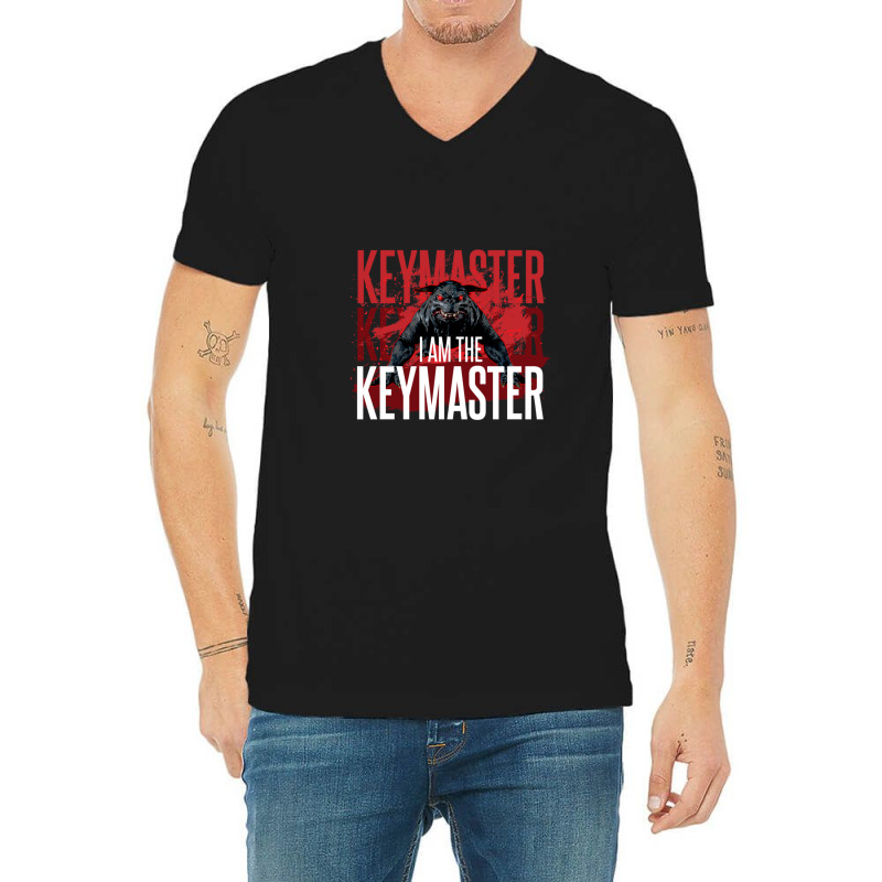 I Am The Keymaster V-neck Tee | Artistshot