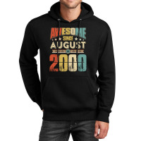 Awesome Since August 2000 Shirt Unisex Hoodie | Artistshot