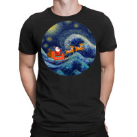 Starry Santa Night T-shirt | Artistshot