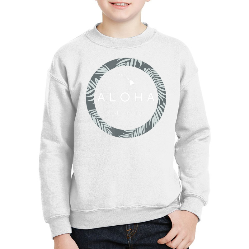 Aloha Hawaii Palm Tree Feel The Aloha Hawaiian Spirit !! Youth Sweatshirt by michaelshhot | Artistshot