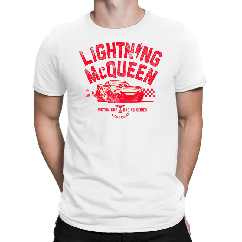 Super Cars 3 Lightning Mcqueen Vintage C1 T-Shirt by Boomtea | Artistshot