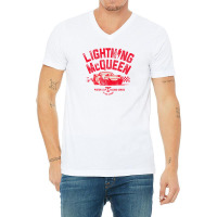 Super Cars 3 Lightning Mcqueen Vintage C1 V-neck Tee | Artistshot