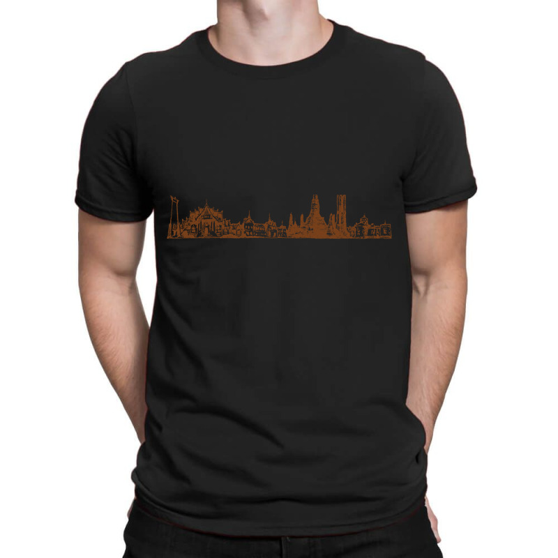 Bangkok Hand Drawn Skyline T-shirt | Artistshot