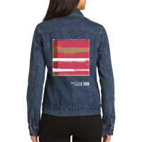 Built To Spill Sidewalk Original Minimal Graphic Artwork Design Ladies Denim Jacket | Artistshot