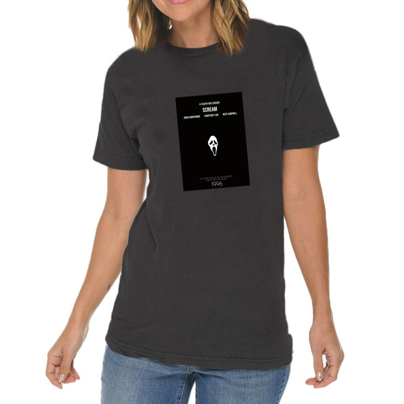 Scream Minimalist Movie Poster Vintage T-shirt | Artistshot