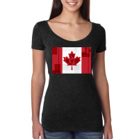 O Canada Flag Women's Triblend Scoop T-shirt | Artistshot