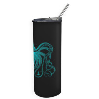 Octopus Cool Vintage Marine Biologist Ocean Sea Life 2 Skinny Tumbler | Artistshot