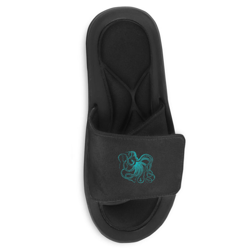 Octopus Cool Vintage Marine Biologist Ocean Sea Life 2 Slide Sandal | Artistshot