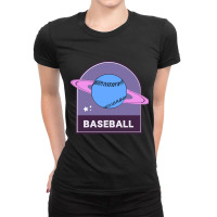 Baseball Planet Ladies Fitted T-shirt | Artistshot