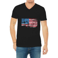 Oil Rig Worker Roughnecks Oilfield Man Gift American V-neck Tee | Artistshot