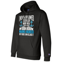 Maritime Engineering Marine Engineering Marine Engineer Premium Champion Hoodie | Artistshot