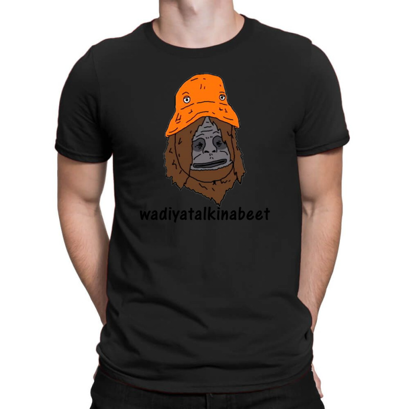 Sassy Wadiyatalkinabeet Orange Hat T-shirt | Artistshot