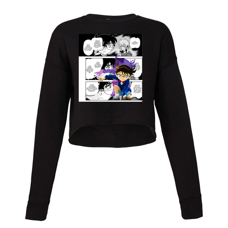 Detective Conan Manga 3 Cropped Sweater by EricArthurMalgren | Artistshot