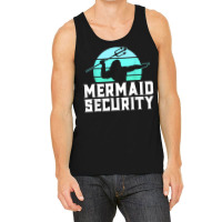 Mermaid Security Mens Boys Swimmer Dad Merdad Trident Tank Top | Artistshot