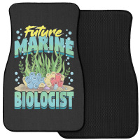 Future Marine Biologist Ocean Life Marine Biology Student Front Car Mat | Artistshot