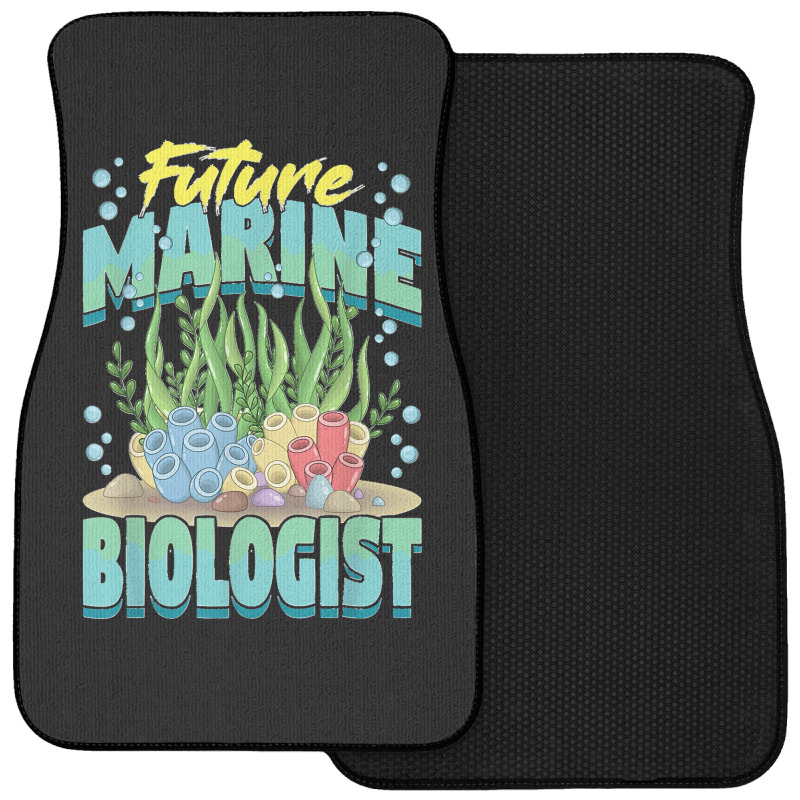 Future Marine Biologist Ocean Life Marine Biology Student Front Car Mat | Artistshot