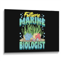 Future Marine Biologist Ocean Life Marine Biology Student Metal Print Horizontal | Artistshot