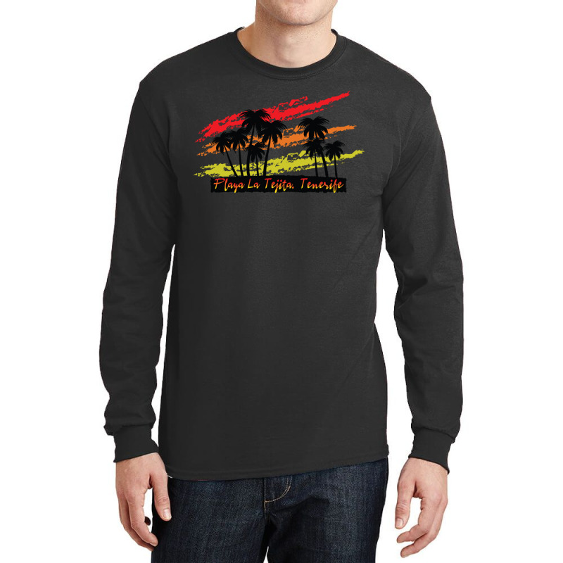 Playa La Tejita Tenerife Long Sleeve Shirts by EdieTiffany | Artistshot