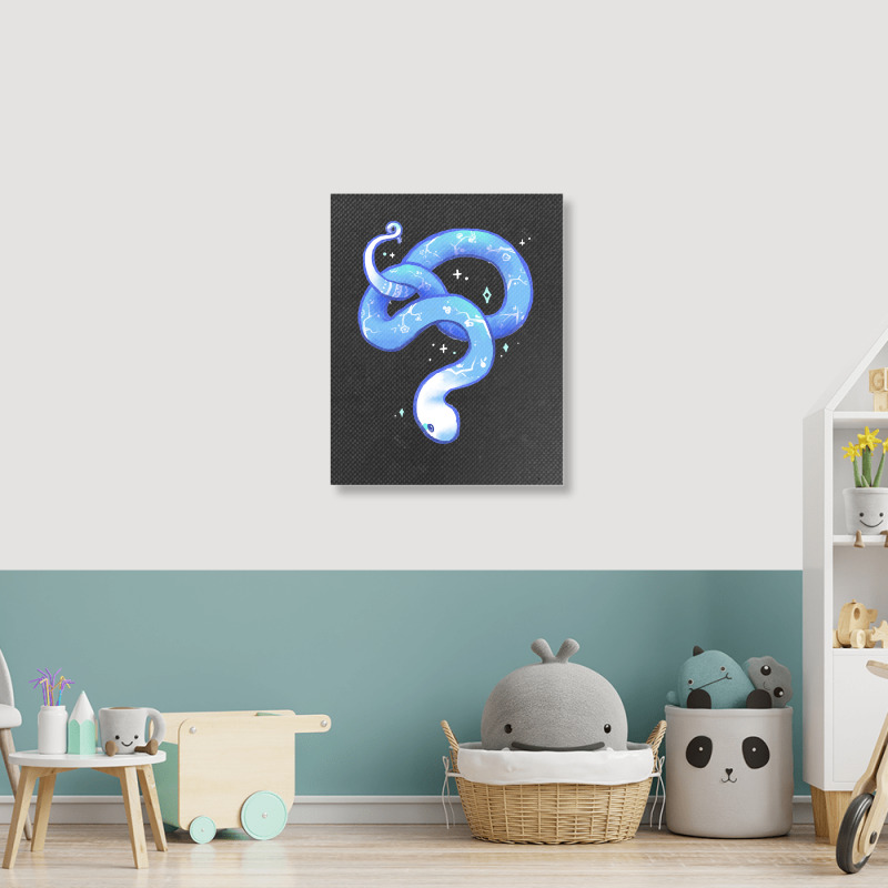 Ceramic Snake Portrait Canvas Print | Artistshot