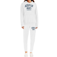 Jackson's Gap Alabama Al Vintage Sports Established Navy Des Pullover Hoodie & Jogger Set | Artistshot