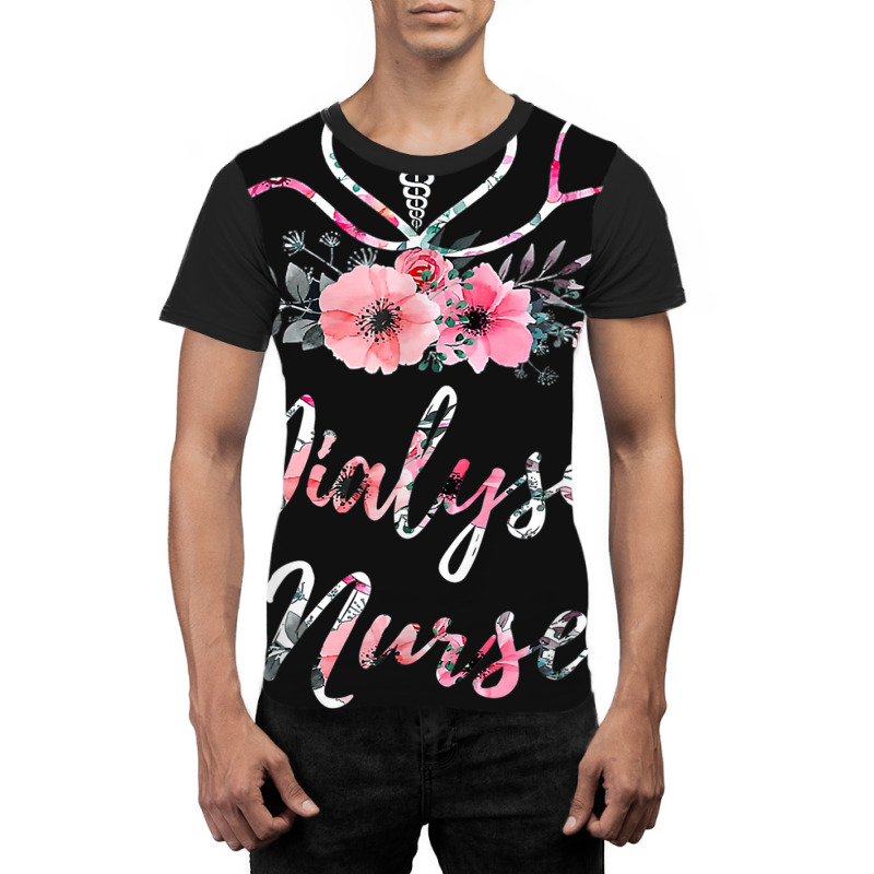 Dialysis Nurse Patient Care Graphic T-shirt by KevinO'Connor | Artistshot