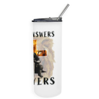 God Answers Prayers Warrior Men Christian Cross Lion Graphic T Shirt Skinny Tumbler | Artistshot