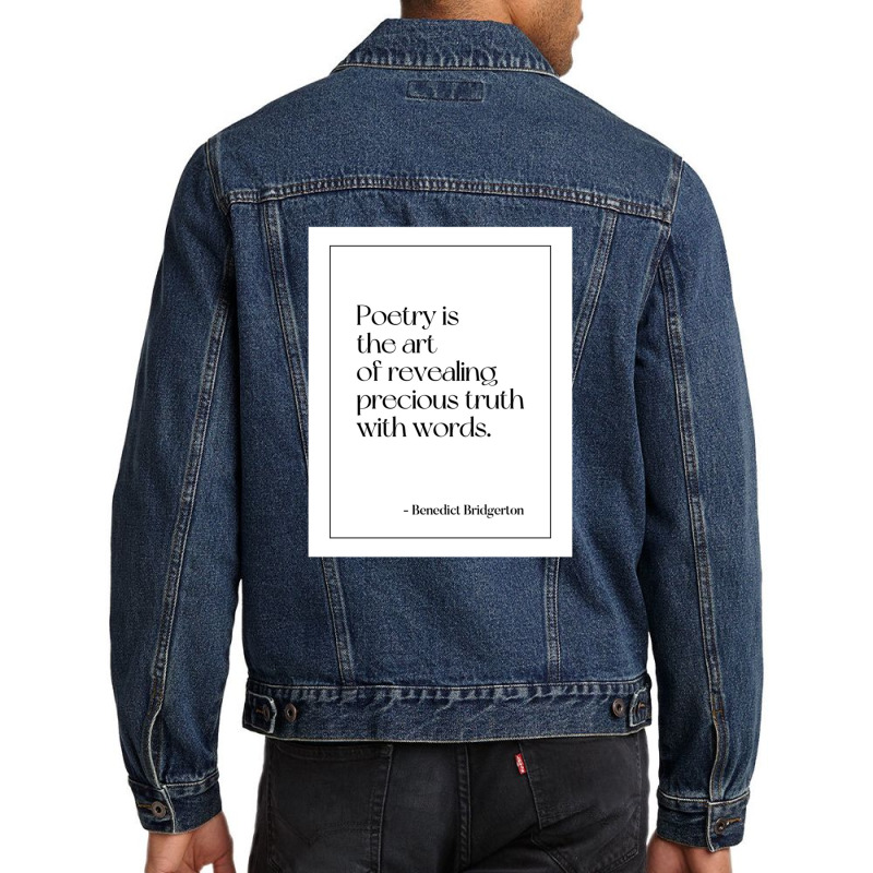 Best Benedict Bridgerton Quotes Men Denim Jacket by Mark E Phillips | Artistshot