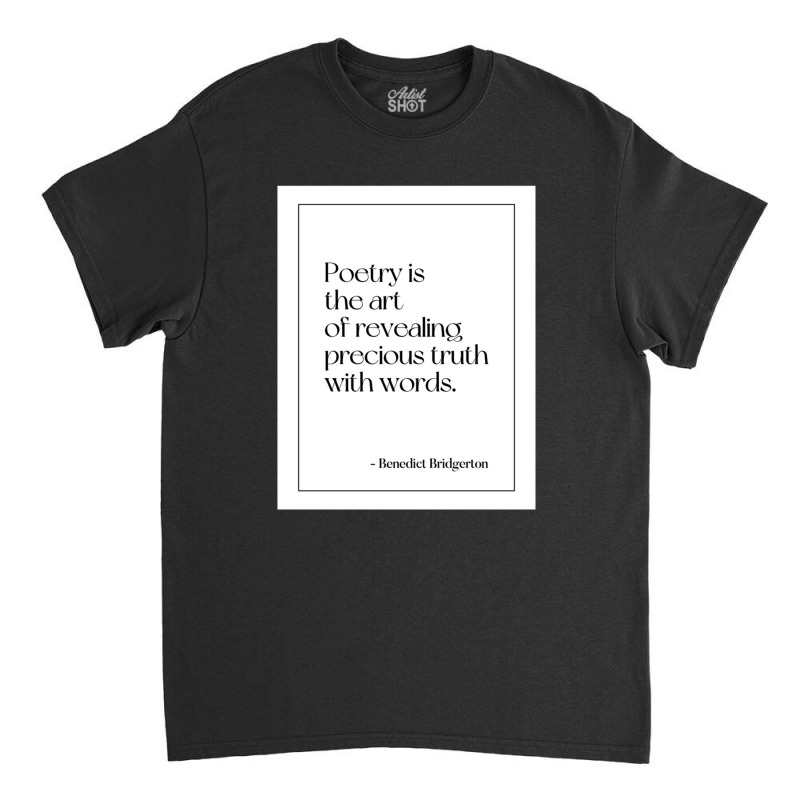 Best Benedict Bridgerton Quotes Classic T-shirt by Mark E Phillips | Artistshot