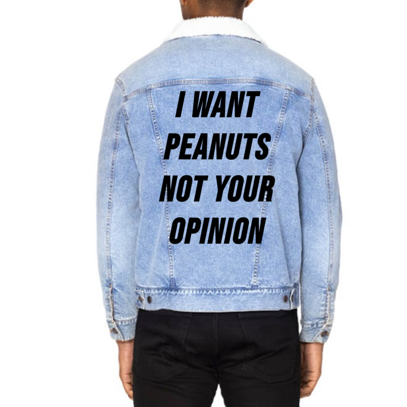 Peanuts Love Sarcastic Girl Quote Unisex Sherpa-lined Denim Jacket | Artistshot