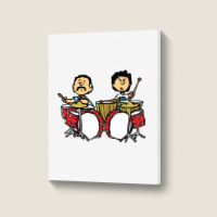 Rhythm Devils And Peanuts Mashup (gratenuts) Portrait Canvas Print | Artistshot