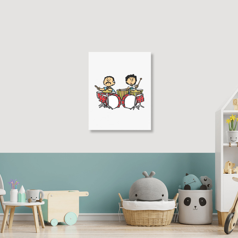 Rhythm Devils And Peanuts Mashup (gratenuts) Portrait Canvas Print | Artistshot