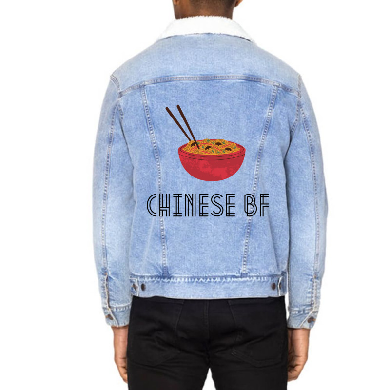 Chinese Bf Unisex Sherpa-lined Denim Jacket | Artistshot