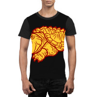 Alligator Snapping Turtle - Reptile - Wildlife - Japanese Monster - Sn Graphic T-shirt | Artistshot