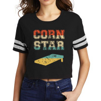 Corn Star Funny Cornhole Tournament Scorecard Crop Tee | Artistshot