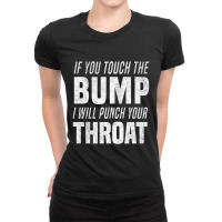 Touch Bump Punch Throat Basic Pregnant Bump Manners Ladies Fitted T-shirt | Artistshot