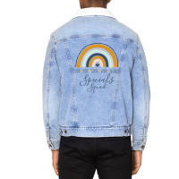 Specialist Special Squad Teacher Professional Para Or Sped Unisex Sherpa-lined Denim Jacket | Artistshot