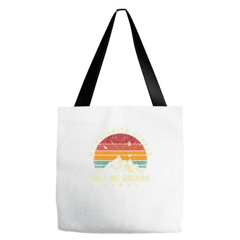 Mens My Favorite People Call Me Ojichan Cool Father's Day Tote Bags | Artistshot