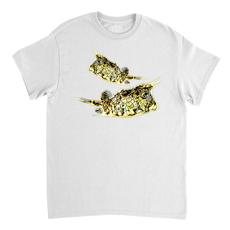 Cowfish Fish Ocean Saltwater Reef Aquarium Lovers T Shirt Classic T-shirt by mintywotm | Artistshot