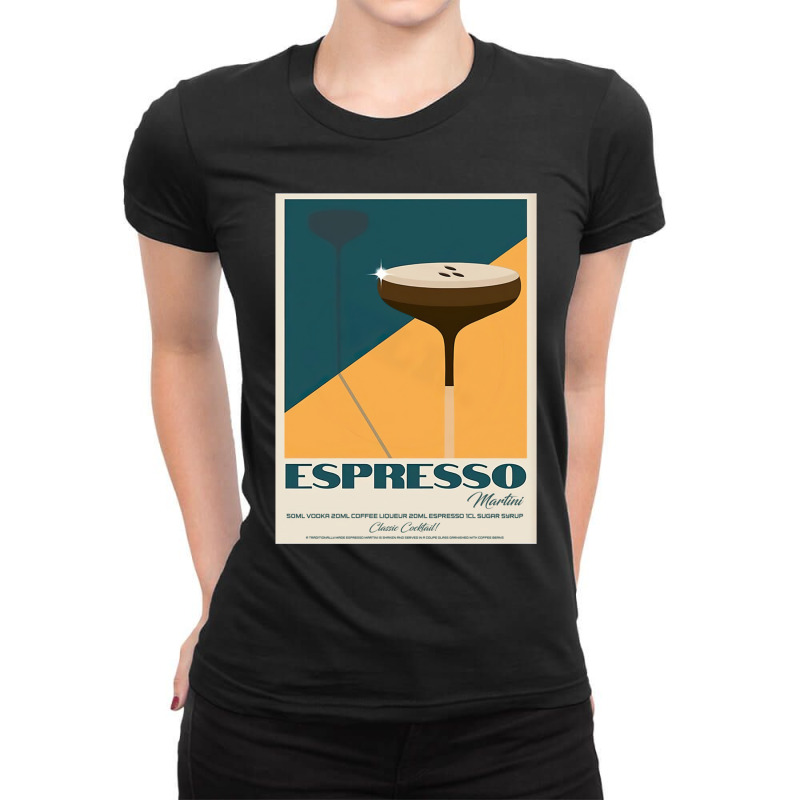 The Espresso Martini Ladies Fitted T-Shirt by ALLENSTEPHENS | Artistshot