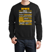 Bowie Name Shirt Bowie Born To Rule Crewneck Sweatshirt | Artistshot