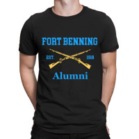 Fort Benning Alumni Est 1918 Grunt College T-shirt | Artistshot